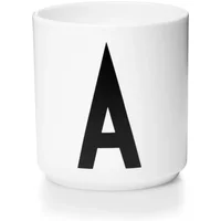 Design Letters Design Letters - AJ Porzellan Becher A, weiß