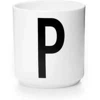 Design Letters Design Letters - AJ Porzellan Becher P, weiß