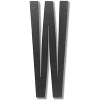 Design Letters Design Letters - Wooden Letters Indoor W, schwarz