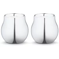 Georg Jensen Georg Jensen - Cafu Teelichthalter Edelstahl (2er-Set)