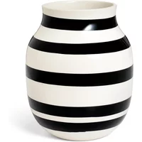 Kähler Design Kähler Design - Omaggio Vase H 20 cm, schwarz