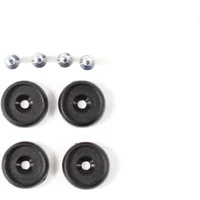 Vitra Vitra - Kunststoffgleitersatz für Plastic Chair DSW / DAW, 4er-Set, schwarz