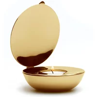 Design House Stockholm Design House Stockholm - Shell Teelichthalter, Messing