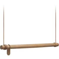 Lind DNA Lind DNA - Swing Hängegarderobe M (80 cm), Eiche natur / Leder natur