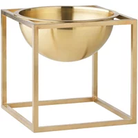 Audo Audo - Kubus Bowl, klein, gold-plated