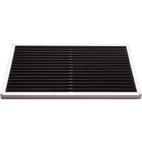 Rizz RiZZ - Fußmatte door-line, 58 × 36 cm, silber