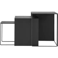Ferm Living Ferm Living - Cluster Tables (3er-Set), schwarz
