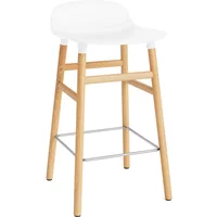 Normann Copenhagen Normann Copenhagen - Form Barhocker 65 cm, Gestell Eiche / weiß