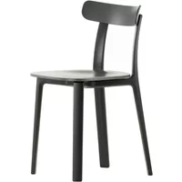 Vitra Vitra - All Plastic Chair, dunkelgrau, Filzgleiter
