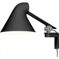 Louis Poulsen Louis Poulsen - NJP Wandleuchte, kurzer Arm, schwarz
