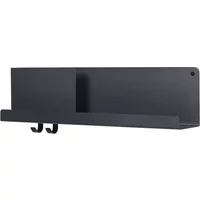 Muuto Muuto - Folded Shelves 63 x 16,5 cm, schwarz