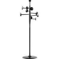 Mater Mater - Trumpet Gardrobenständer, Aluminium schwarz lackiert