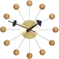 Vitra Vitra - Ball Clock Wanduhr, Kirschbaumholz