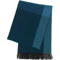 Vitra Vitra - Colour Block Decke, schwarz/ blau