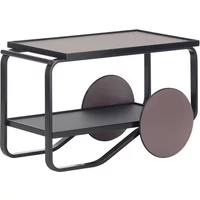Artek Artek - 901 Servierwagen, Birke schwarz, schwarz / torf / kohle (Hella Jongerius Edition)