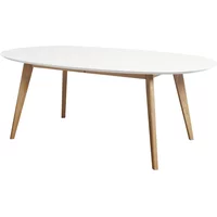 Andersen Furniture Andersen Furniture - DK10 Ausziehtisch oval, Eiche geölt / weiß (RAL 9010)