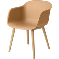 Muuto Muuto - Fiber Chair Wood Base, Eiche / ocker recycled