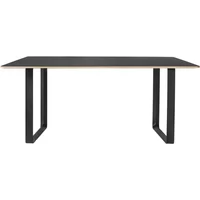 Muuto Muuto - 70/70 Esstisch, 170 x 85 cm, schwarz (Linoleum)