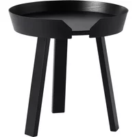 Muuto Muuto - Around Beistelltisch, Ø 45 cm, schwarz