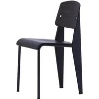 Vitra Vitra - Prouvé Standard Stuhl, Eiche dunkel / tiefschwarz (Filzgleiter)
