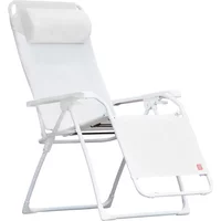 Fiam Fiam - Amida Relaxliege, Aluminium weiß / weiß