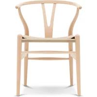 Carl Hansen & Søn Carl Hansen - CH24 Wishbone Chair, Buche geseift / Naturgeflecht