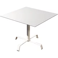 FAST Fast - Tonik Tisch 70 x 70 cm, Gestell Elica, weiß