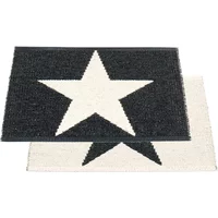 Pappelina Pappelina - Viggo One Teppich 70 x 50 cm, black / vanilla