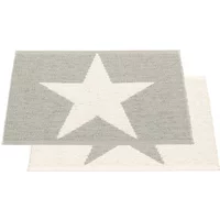 Pappelina Pappelina - Viggo One Teppich, 70 x 50 cm, warm grey / vanilla