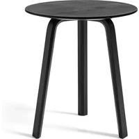 Hay HAY - Bella Beistelltisch Ø 45 cm / H 49 cm, Eiche schwarz gebeizt