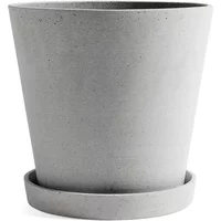Hay HAY - Blumentopf mit Untersetzer XXL, grau