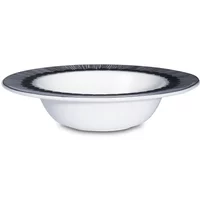 Marimekko Marimekko - Oiva Siirtolapuutarha Tiefer Teller, Ø 20 cm, schwarz / weiß