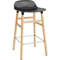 Normann Copenhagen Normann Copenhagen - Form Barhocker 65 cm, Gestell Eiche / schwarz