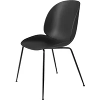 Gubi GUBI - Beetle Dining Chair, Conic Base schwarz / schwarz
