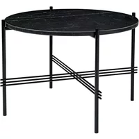 Gubi GUBI - TS Couchtisch Ø 55 cm, schwarz / Marmor schwarz