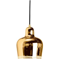 Artek Artek - A330S Golden Bell Pendelleuchte, Messing / schwarz