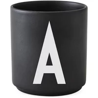 Design Letters Design Letters - AJ Porzellan Becher A, schwarz