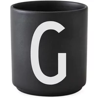 Design Letters Design Letters - AJ Porzellan Becher G, schwarz
