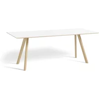 Hay HAY - Copenhague CPH30 2.0 Esstisch 200 x 90 cm, Eiche lackiert / Laminat weiß