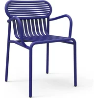 Petite Friture Petite Friture - Week-End Bridge Outdoor-Armlehnstuhl, blau (RAL 5002)