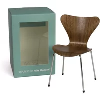 Fritz Hansen Fritz Hansen - Miniatur Serie 7 Stuhl, walnuss