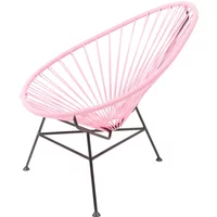 Acapulco Design Acapulco Design - Kinder Acapulco Mini Chair, rosa / schwarz