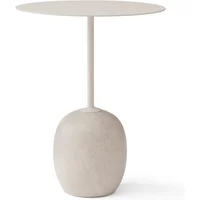 &Tradition &Tradition - Lato Beistelltisch rund Ø 40 cm, H 50 cm, ivory white / crema diva Marmor