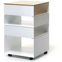 vonbox vonbox - Rollcontainer Rolf, weiß (RAL 9016)