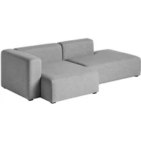 Hay HAY - Mags Sofa 2,5 Sitzer, Kombination 3, Armlehne links / grau (Hallingdal 116) (EU)