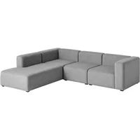 Hay HAY - Mags Sofa, Eck-Kombination 2, links / grau (Hallingdal 116) (EU)