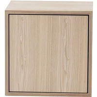Muuto Muuto - Stacked System Regalmodul mit Tür, medium / Eiche