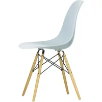 Vitra Vitra - Eames Plastic Side Chair DSW RE, Ahorn gelblich / eisgrau (Filzgleiter baisc dark)