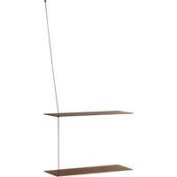 Woud Woud - Stedge Wandregal 60 cm, Eiche geräuchert