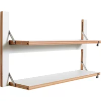 Ambivalenz Ambivalenz - Fläpps Regal, 2 Regalböden, 80 x 40 cm, weiß